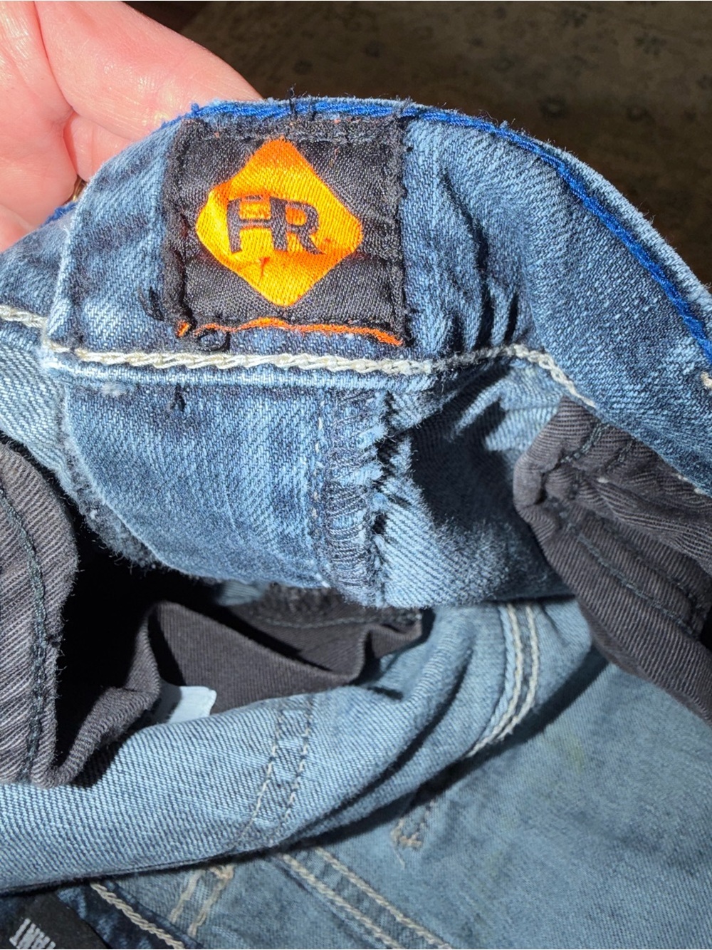 Classic Blue Straight-Leg Denim Jeans - Picture 7 of 8